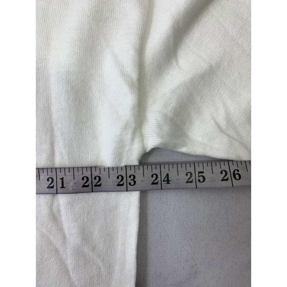 Dressbarn Women's White V-Neck Top - Picture 6 of 7